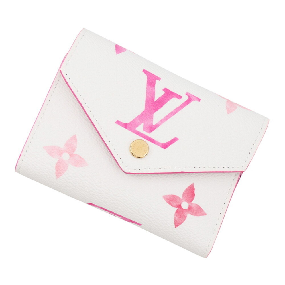 Louis Vuitton Tri-fold Wallet Monogram Empreinte Portefeuille Victorine M8206...
